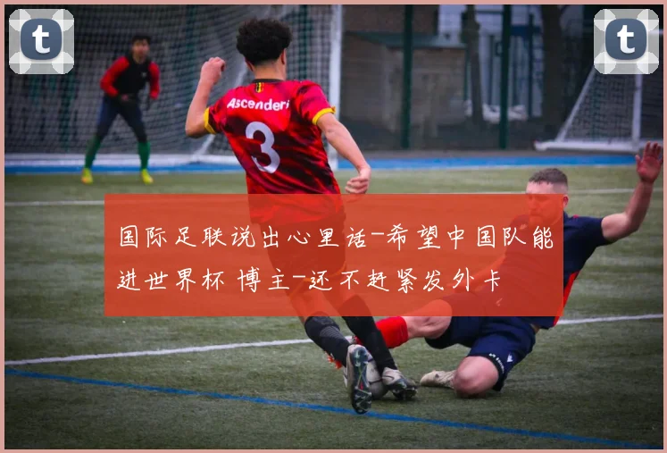 国际足联说出心里话-希望中国队能进世界杯 博主-还不赶紧发外卡